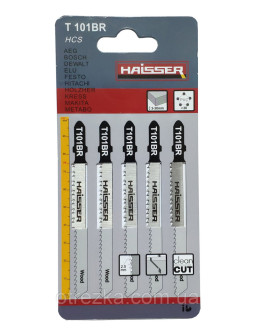 Пилочка для лобзика HAISSER T101BR 5шт