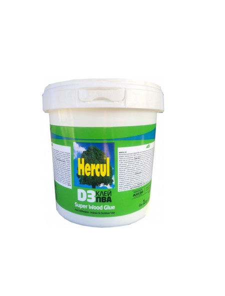 клей ПВА Д3 1кг. Hercul