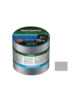 Лента уплотнительная Vincents Roofband 15см х 10м алюминий