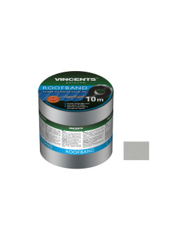 Лента уплотнительная Vincents Roofband 5см х 10м алюминий