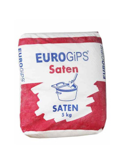 Сатен Евро 5 кг. Шпаклевка EUROGIPS Satengips Фасовка