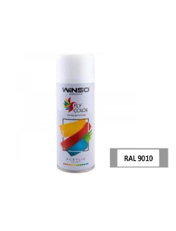 Краска акр. 450мл. Белый глянец SPRAY (RAL9010)