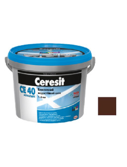 Затирка СЕ 40 aquastatic 58 темно-коричневая 2кг.