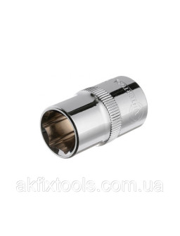 Головка шестигранна 1/2'' 14*38мм CrV ET-0014