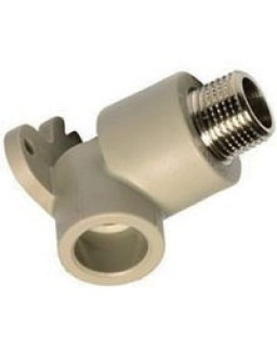 Коліно настінне з зовнішньою різьбою 20*1/2'' PPR RAFTEC