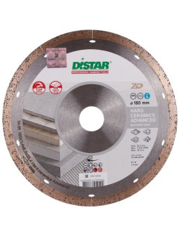 Круг алмазний відрізний 1A1R 180*1,4/1,0*8,5*25.4 Hard ceramics Advanced DISTAR