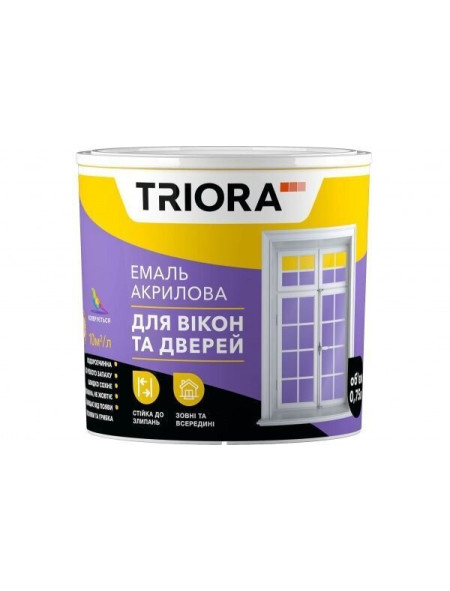 Триора емаль акриловая для окон и дверей 1л