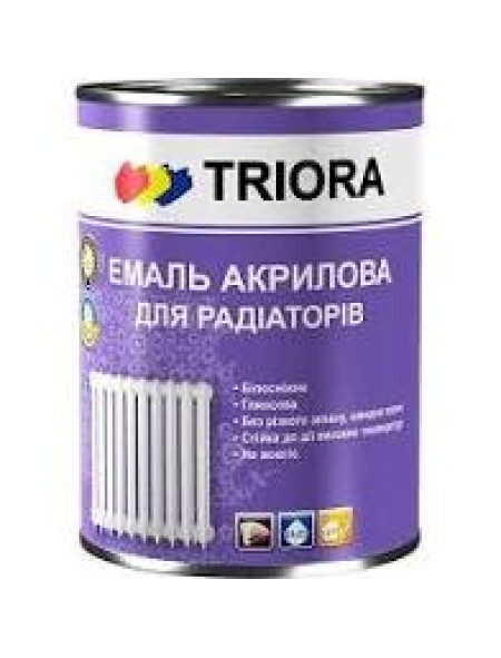 Триора емаль радиаторная акриловая 0,9кг