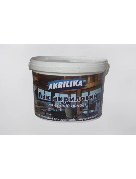 лак акриловый 1кг Акрилика