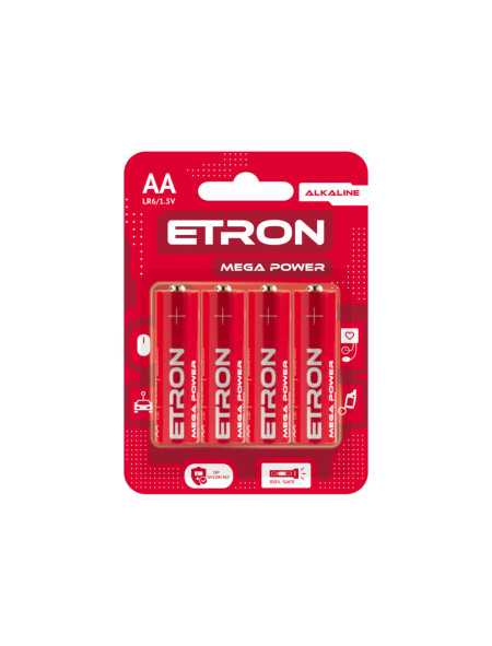 батарейка АА (пальчиковая) Etron eco power