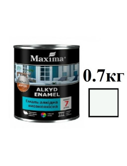 эмаль Белая Глянц 0,7кг высококач.