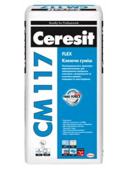 СМ 117 клей для плитки Церезит 25кг