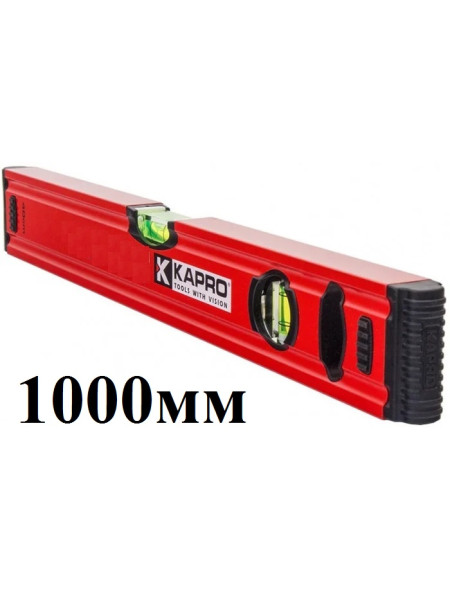 Уровень алюминиевый Капро 1000мм.