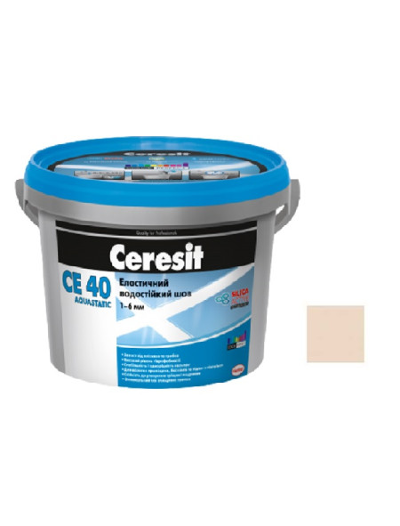 Затирка СЕ 40 aquastatic 40 Жасмин 2кг.