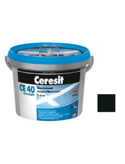 Затирка СЕ 40 aquastatic 18 чорна 2кг.