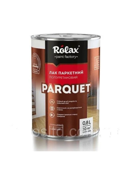 лак паркетний матовый 0,8л Rolax