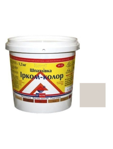 шпаклевка акриловая 1,5 кг ель Ирком