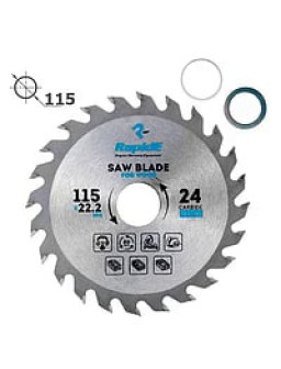 Диск пильный 115*24Т*22,23мм RAPIDE