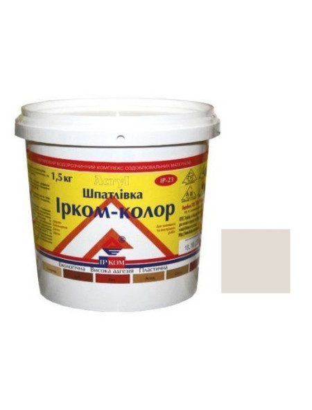 шпаклевка акриловая 1,5кг ясень Ирком