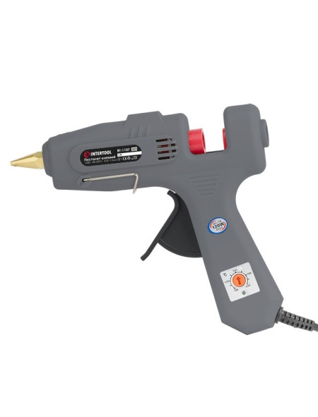 Пистолет клеевой 120(360)Вт, 230В, 100-220°C под стержни 10.8-11.5мм,13-30 г/мин., рег.темп. RT-1107