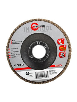 Диск шлифовальный лепестковый 115 * 22мм зерно K60 BT-0106