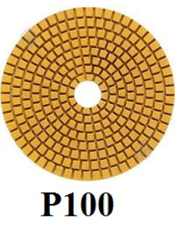 Круг Черепашка для мокрого полирования Д100 Р100