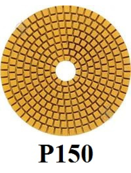 Круг Черепашка для мокрого полирования Д100 Р150